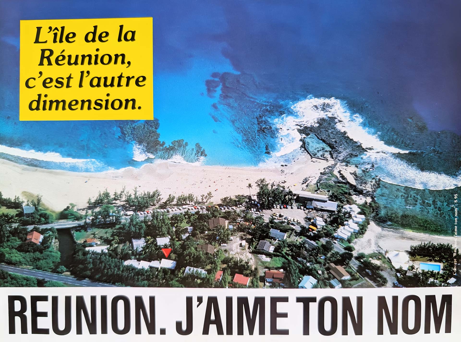 Île de la Réunion - Boucan Canot - J'ai habité là ! (marque rouge)  