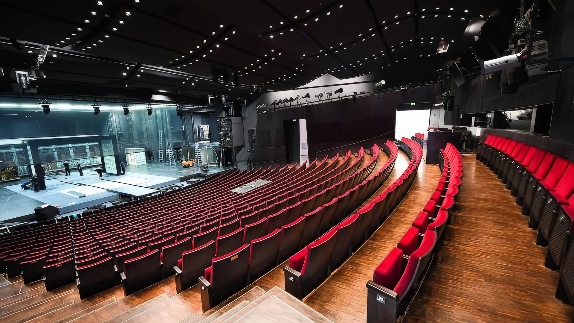 Schauspielhaus - Francfort - Allemagne - vue depuis le fond de salle  