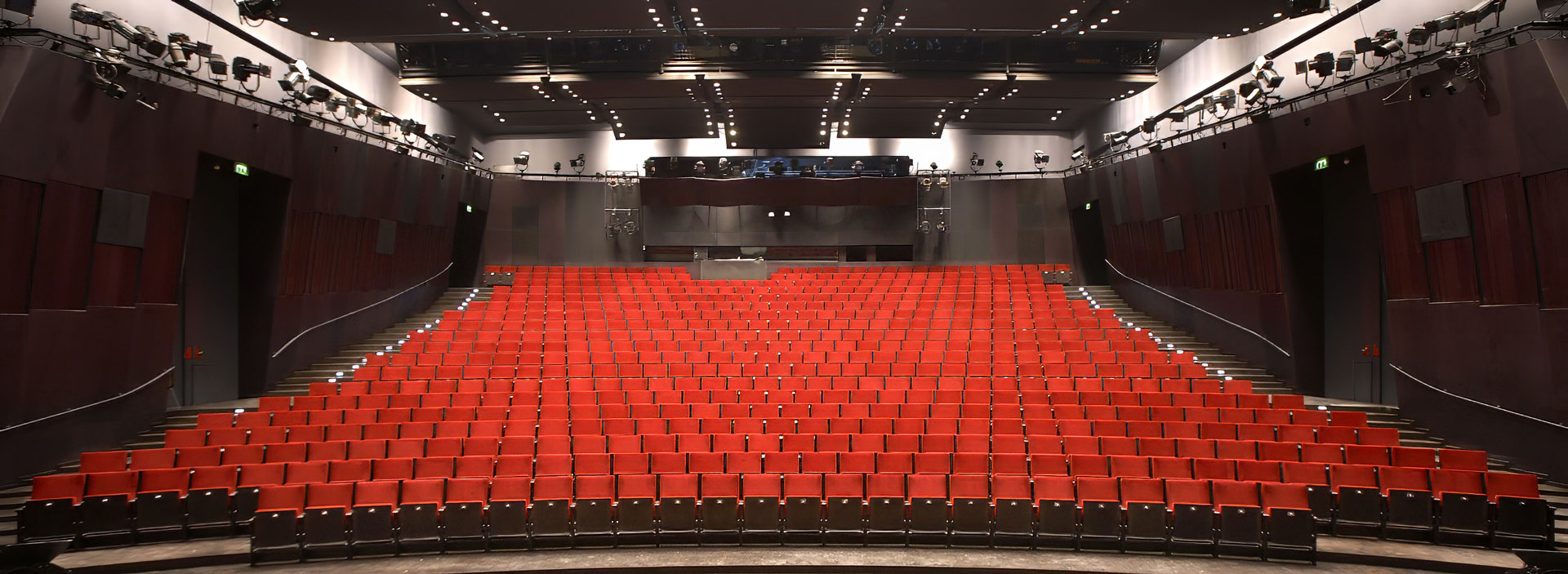 Schauspielhaus - Francfort - Allemagne - vue depuis l'avant-scène  