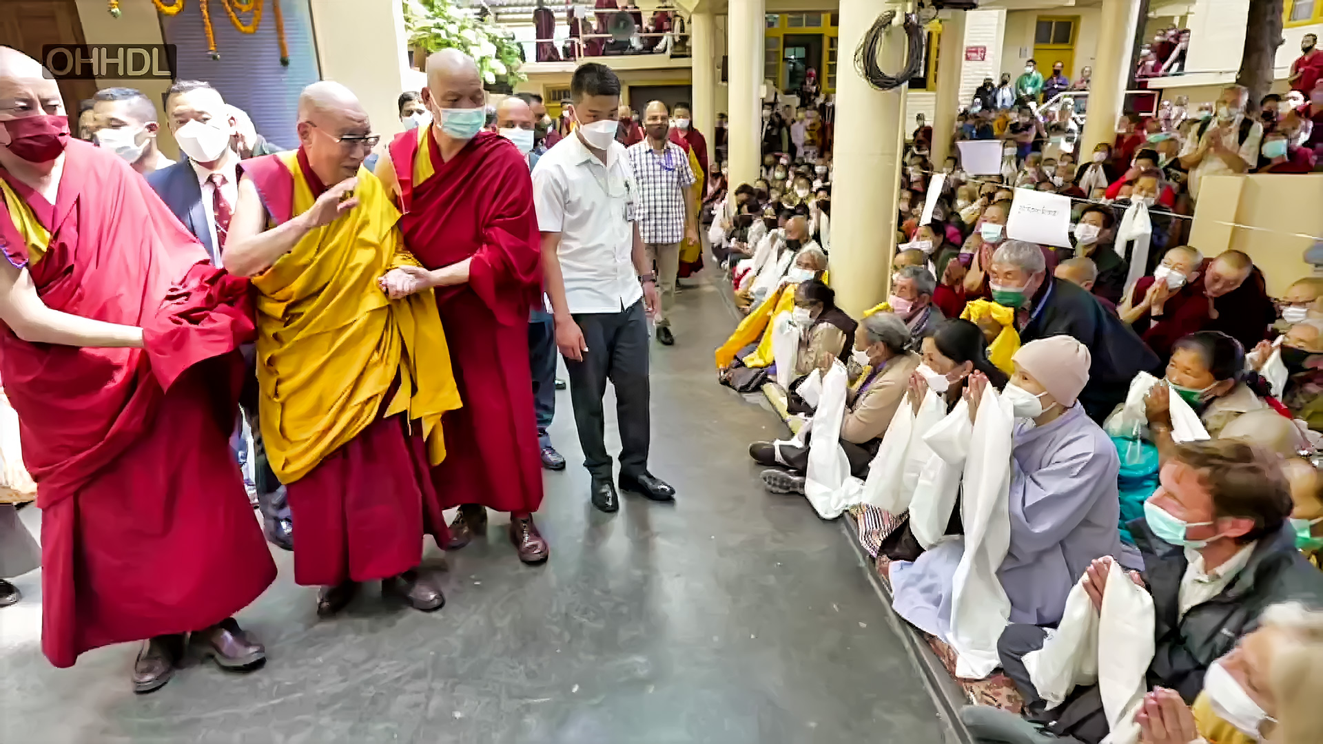 Dharamsala, plus précisément McLeod Ganj - 89e anniversaire de sa Sainteté le 14e Dalaï-Lama  