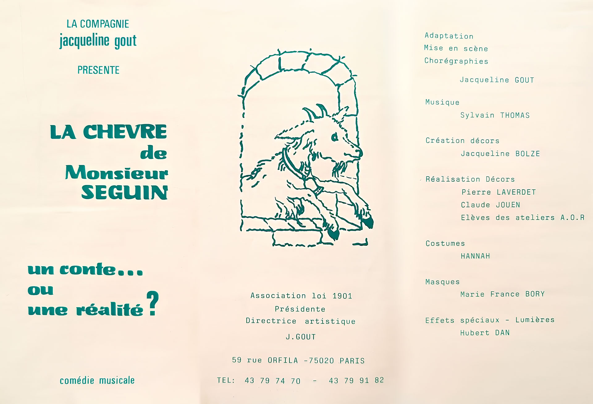 La Chèvre de Monsieur Seguin, un conte... ou une réalité ? - Comédie musicale  