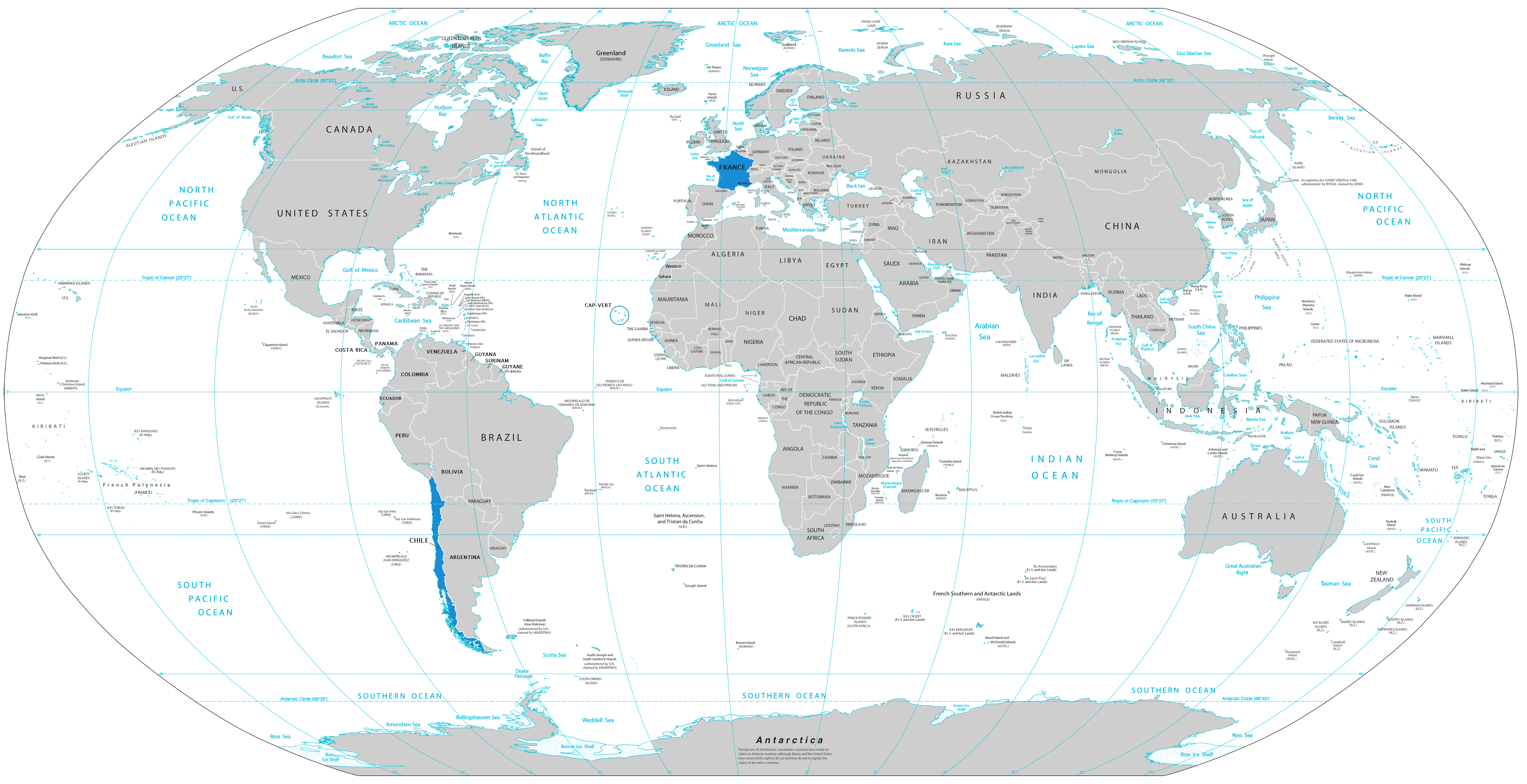  Carte Chili dans le Monde 