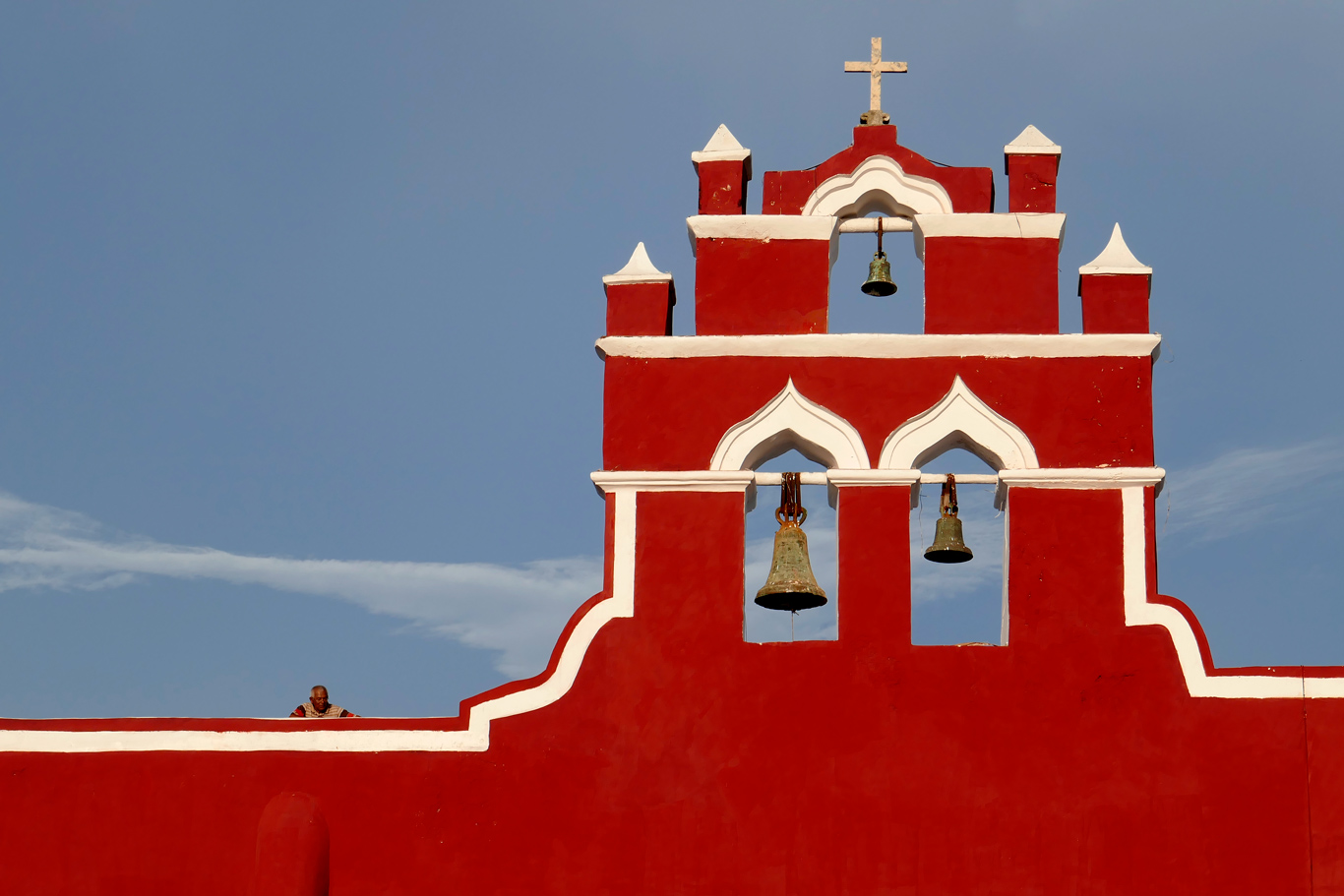 Le sacristain de la Iglesia de San Francisco de Campeche